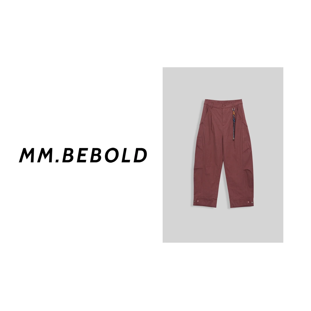 【妙姐精选】棉100 山系调性 休闲随性工装裤XYXS768