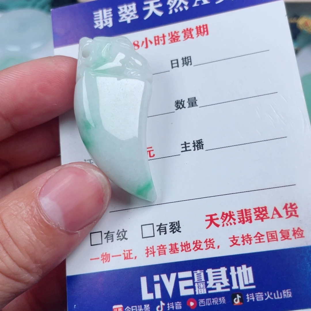 翡翠未镶嵌颈饰