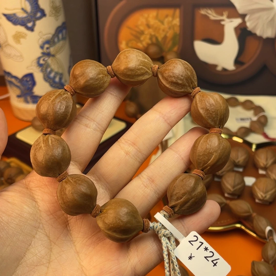 T***s橄榄核手串/手链2124梅林铁核