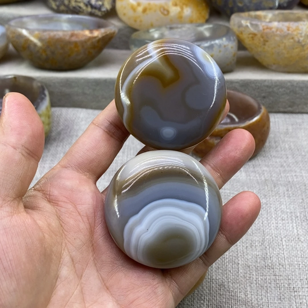 玉原石裸石把玩石2个