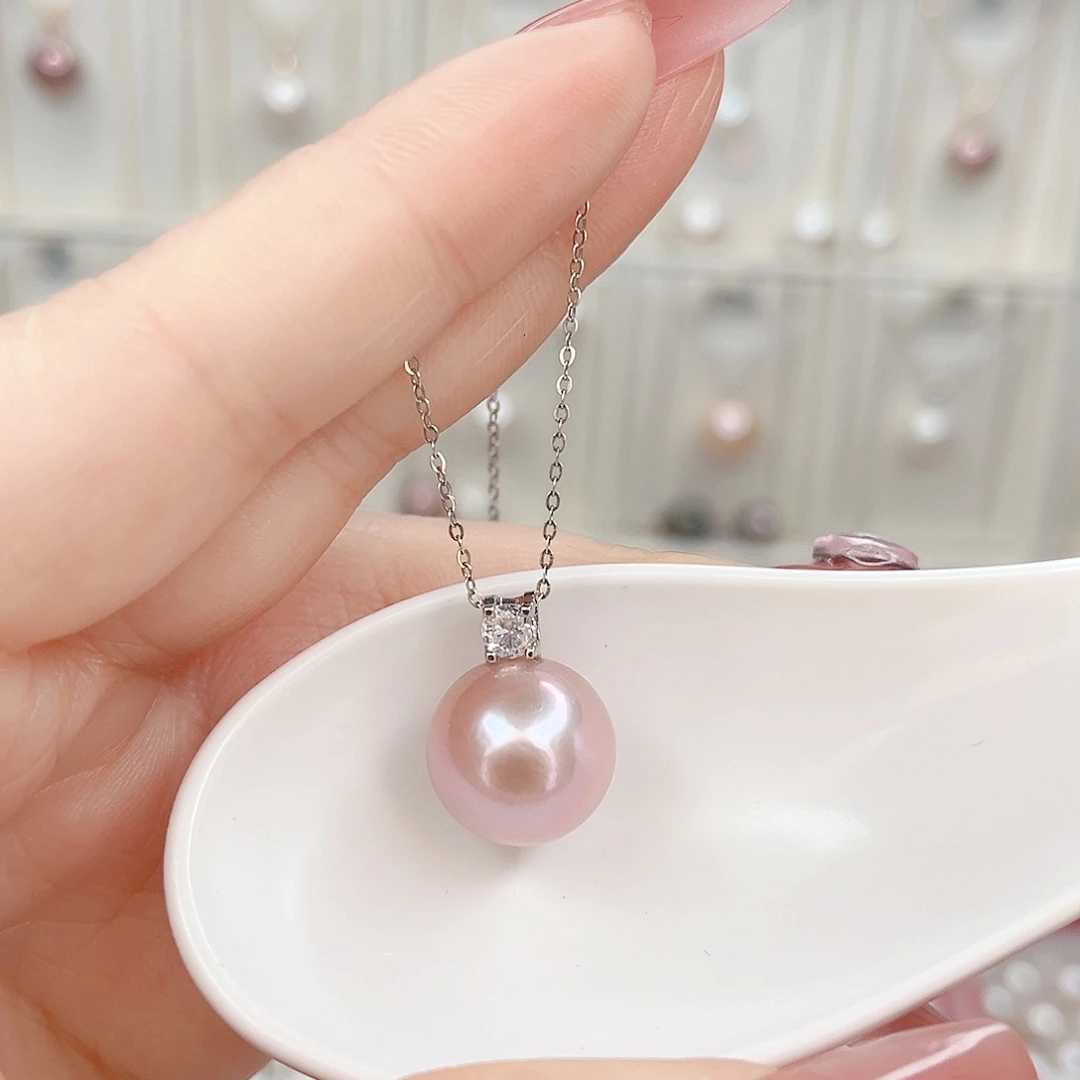淡水珍珠吊坠(赠链)合金