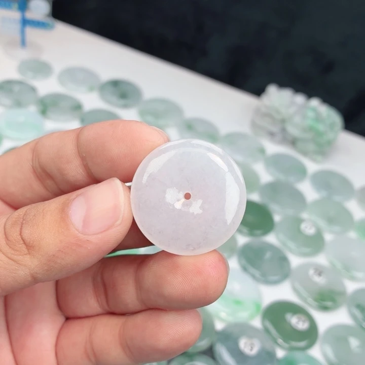 翡翠未镶嵌颈饰缅甸天然A货翡翠30.6-5.6