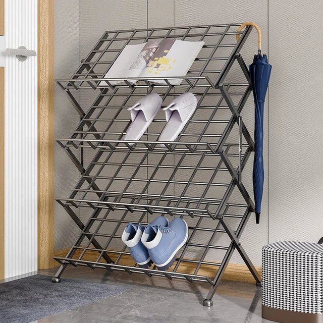 免安装鞋架简易门口家用收纳神器宿舍可折叠小鞋柜新款2025爆款新