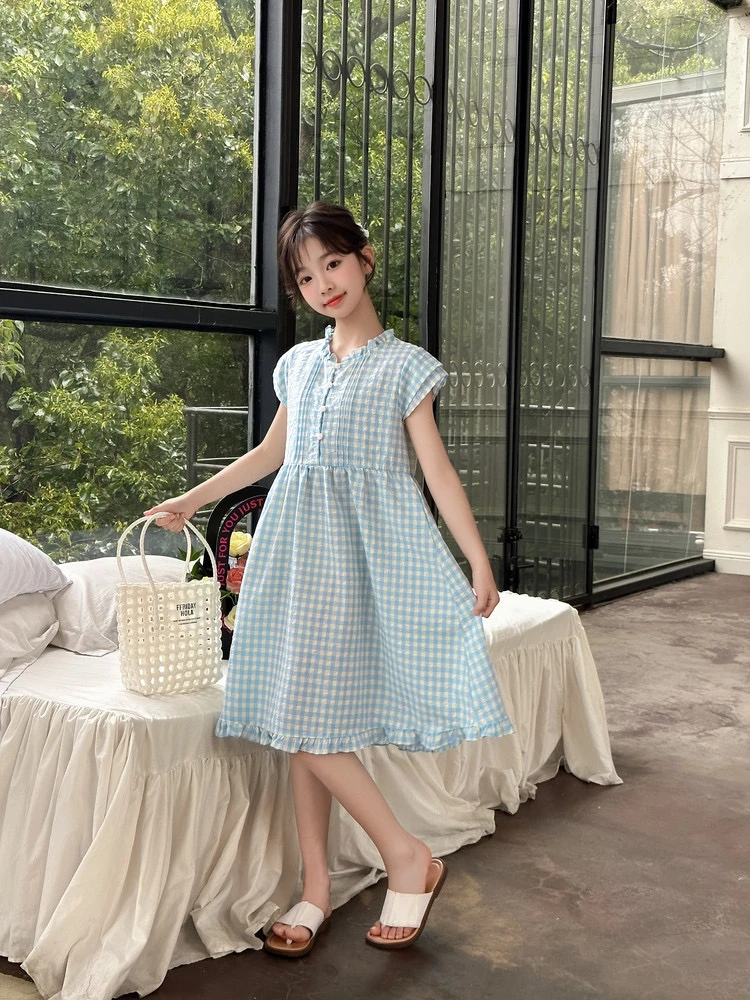 【女童二号链接】【夏】夏季女中大童韩版时尚休闲女童套装