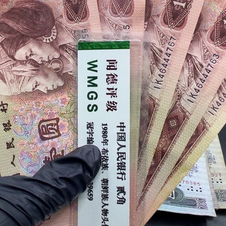 纸退市人民币901豹子身五张