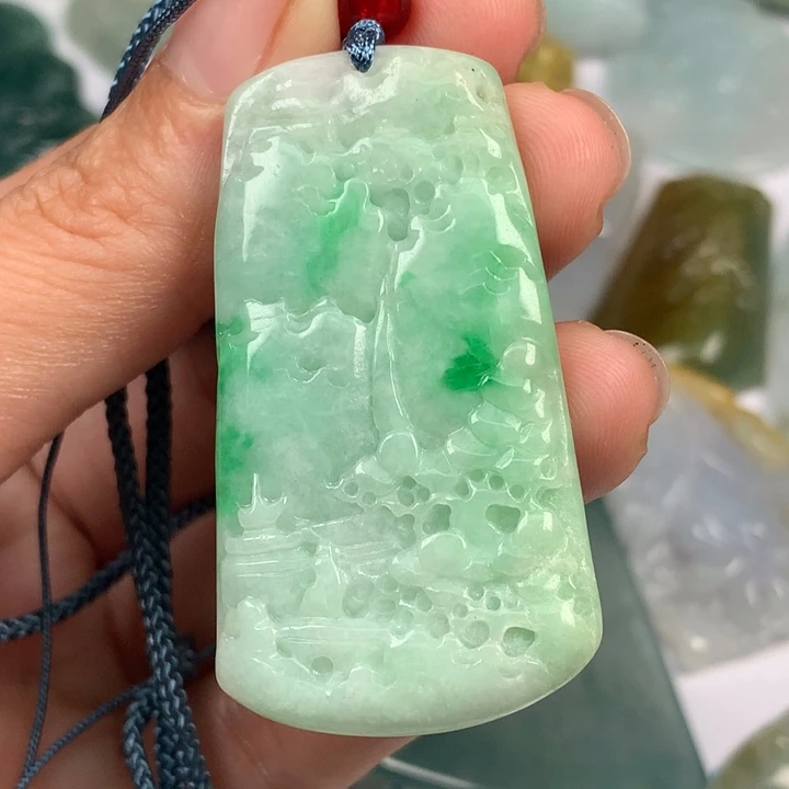颈饰未镶嵌翡翠翡翠