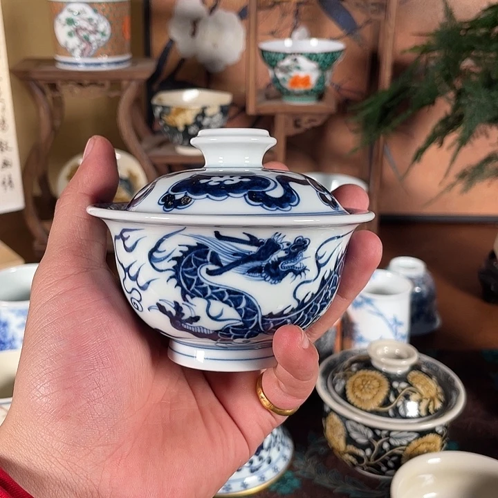 瓷摆件景德镇陶瓷老陶