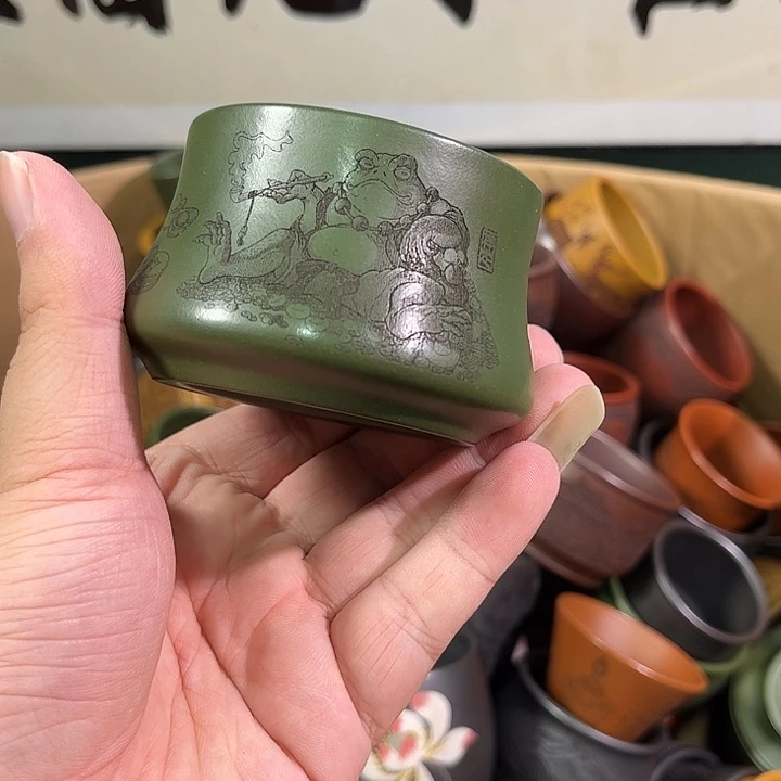 茶杯紫砂全手工紫砂主人杯