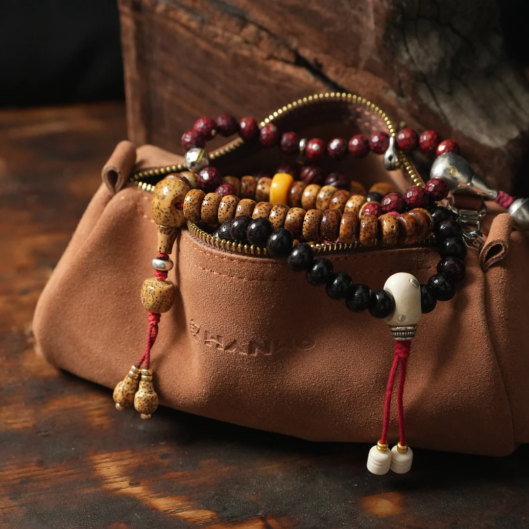 首饰袋 HANWO汉物·高端牛皮文玩收纳包