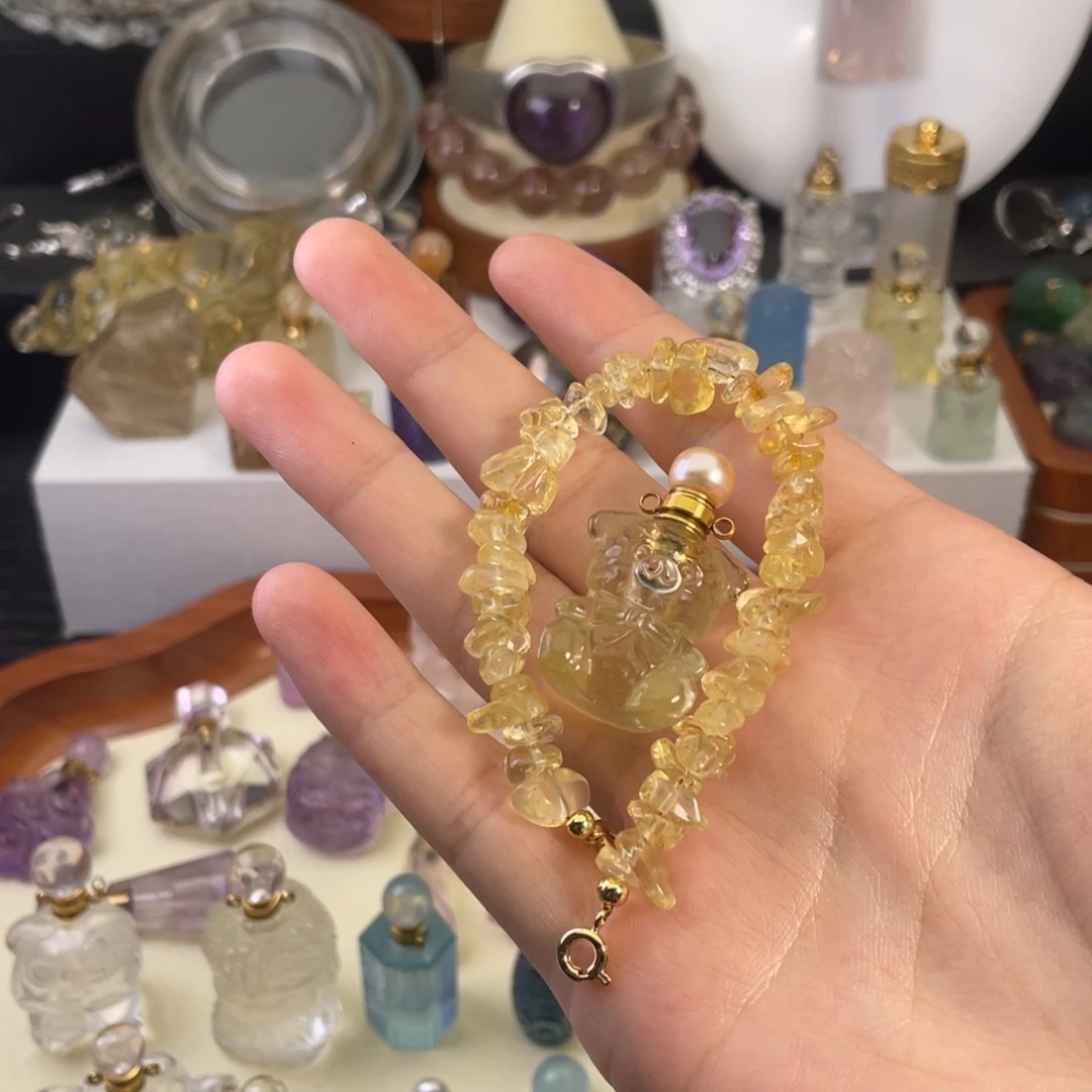 安***B未镶嵌颈饰水晶天然水晶吊坠865