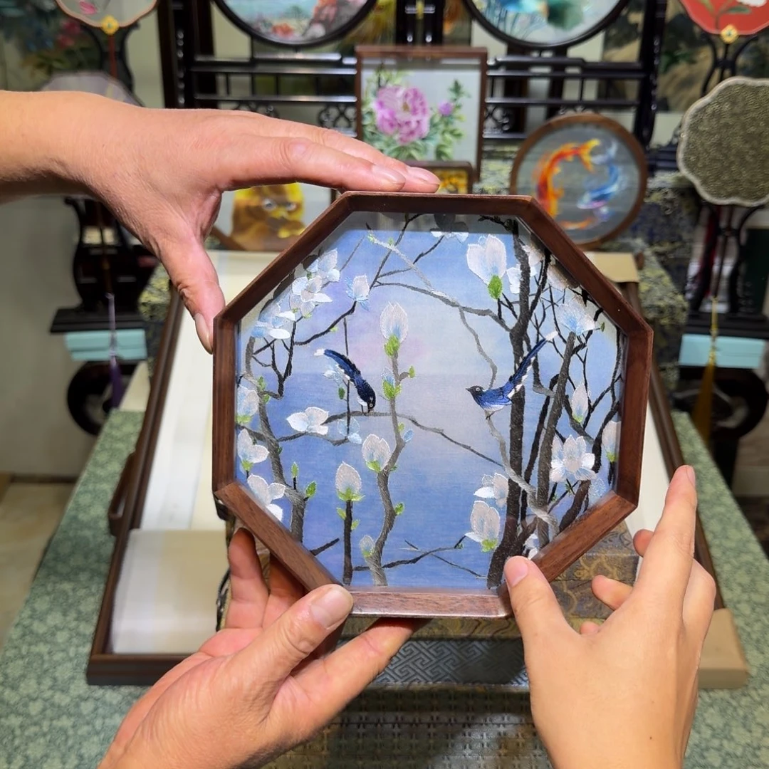 刺绣手工苏绣工艺制作技艺精湛
