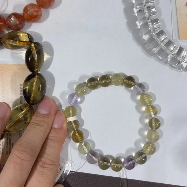 未镶嵌手链水晶紫黄晶