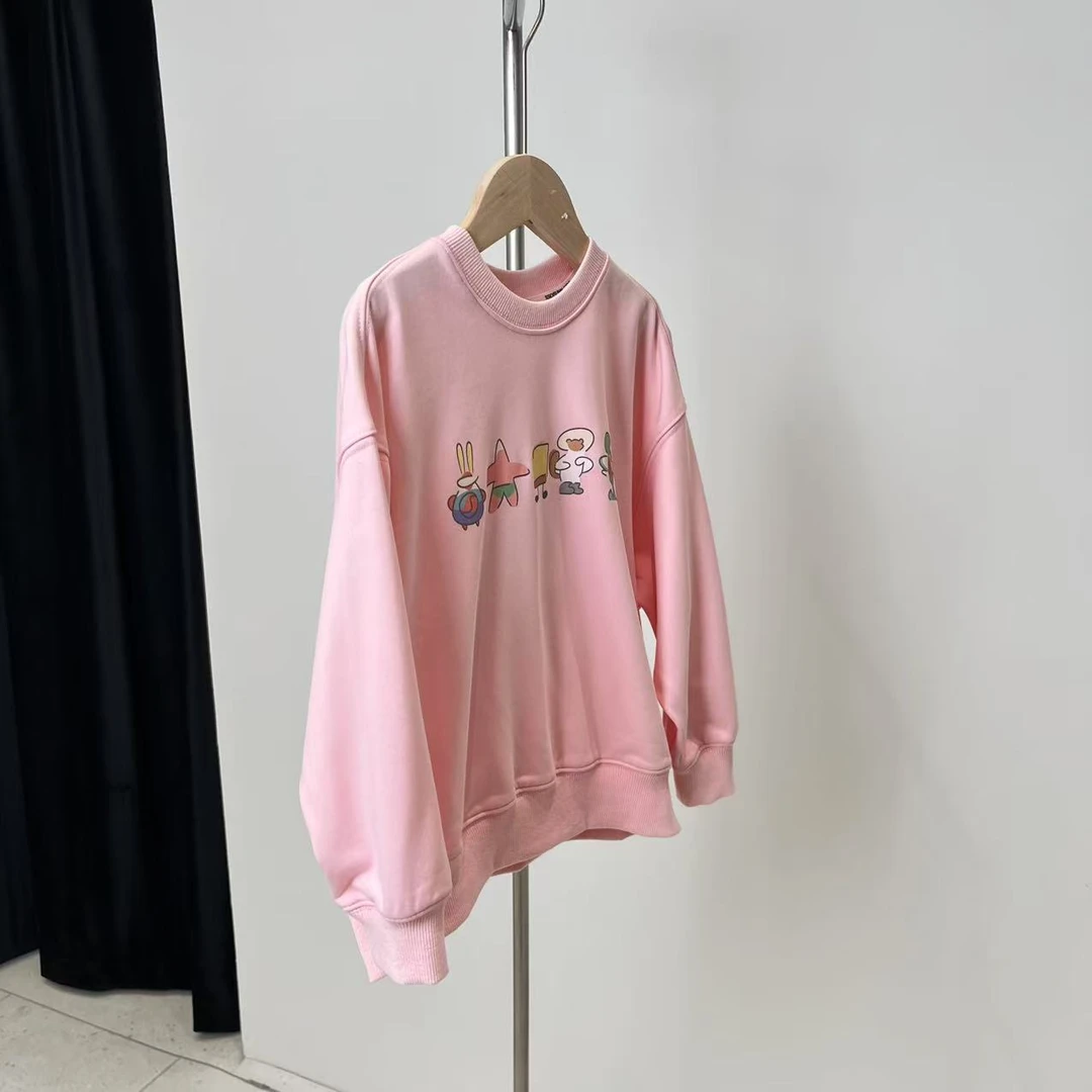 春款女童粉色卫衣 5258 禾系
