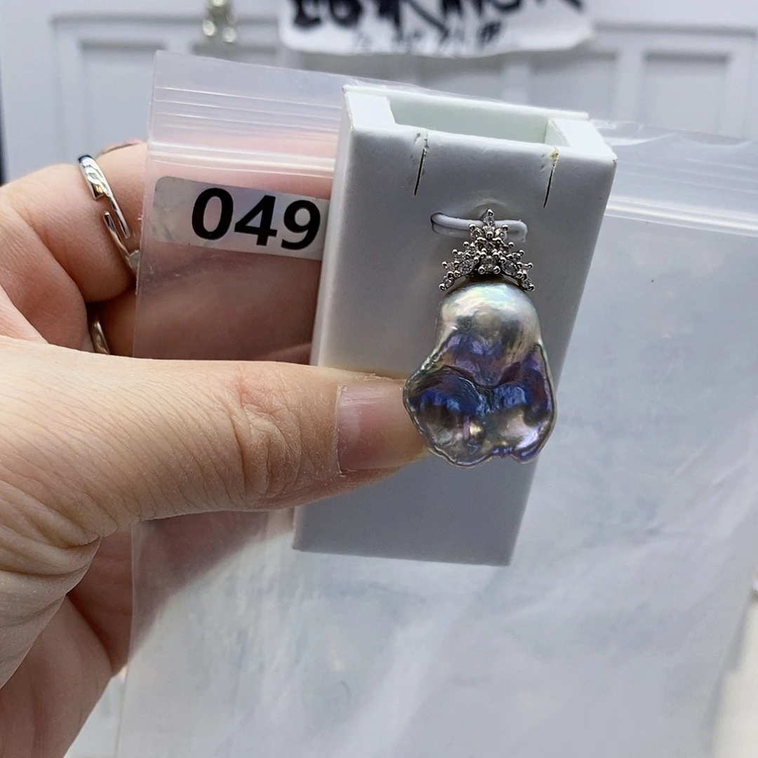 颈饰合金淡水珍珠