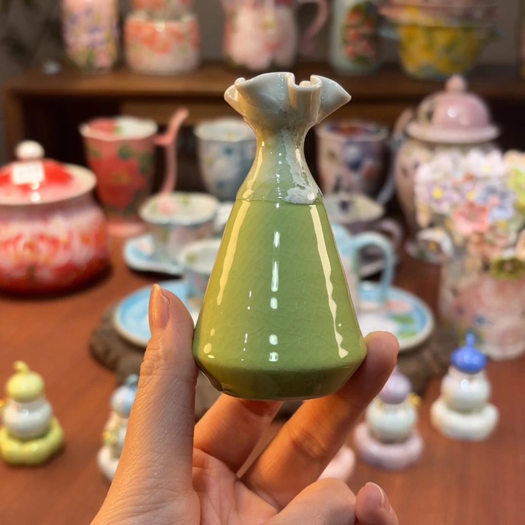 瓷片景德镇手绘高温釉下彩陶瓷茶具