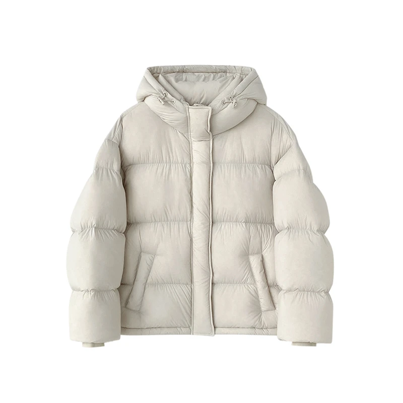 韩版短款泡芙羽绒服女2024冬季新款今年流行爆款小个子面包服外套