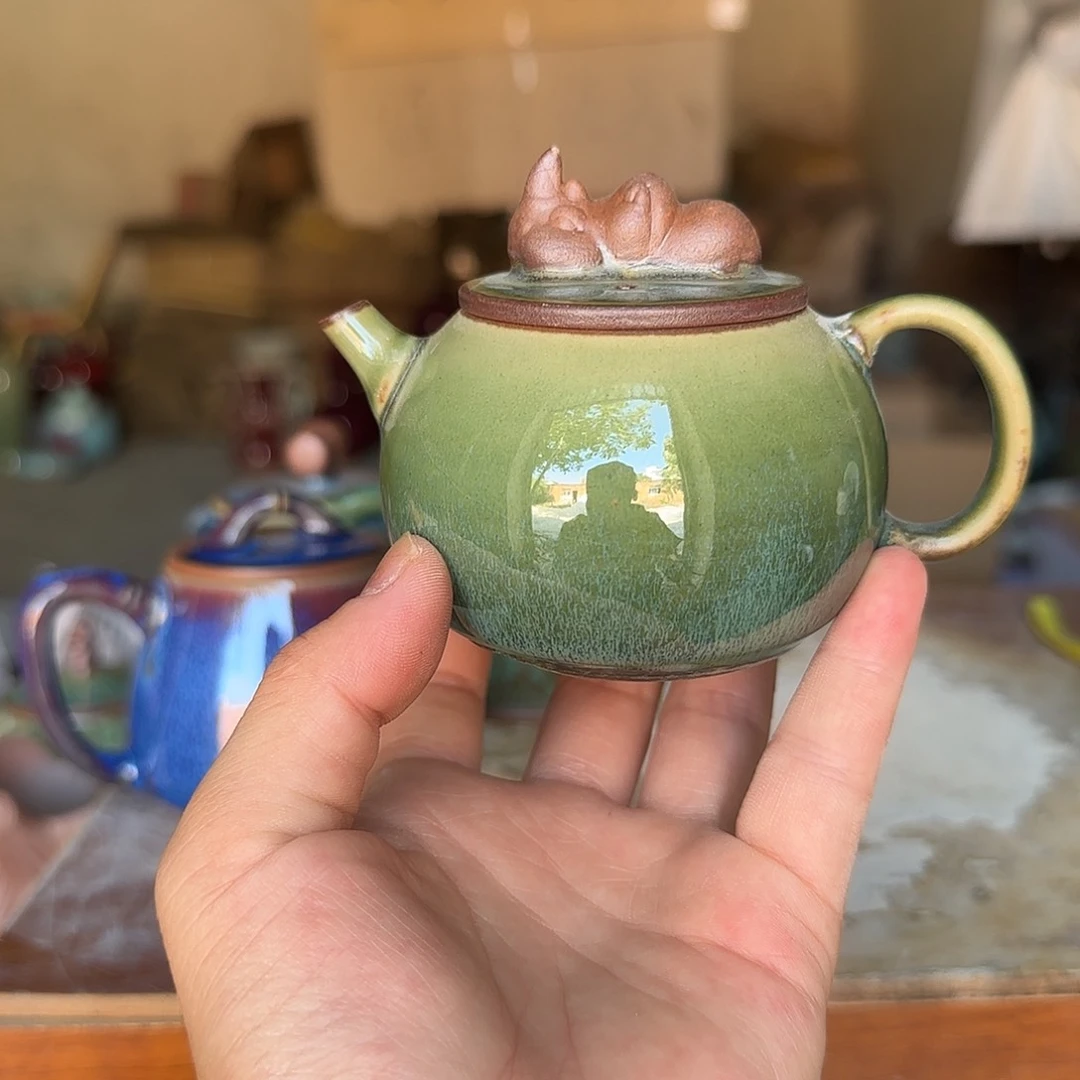 摆件郑家钧窑摆件微