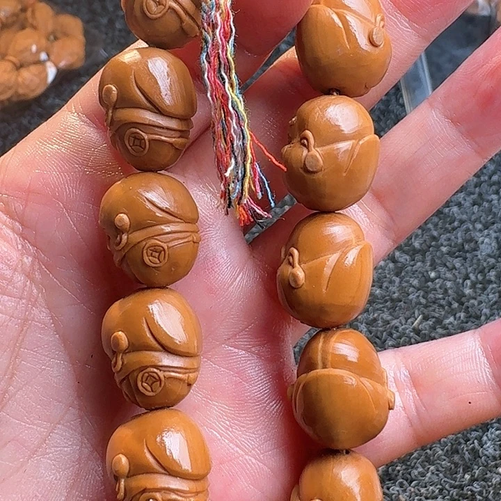 橄榄核吊坠橄榄财神头