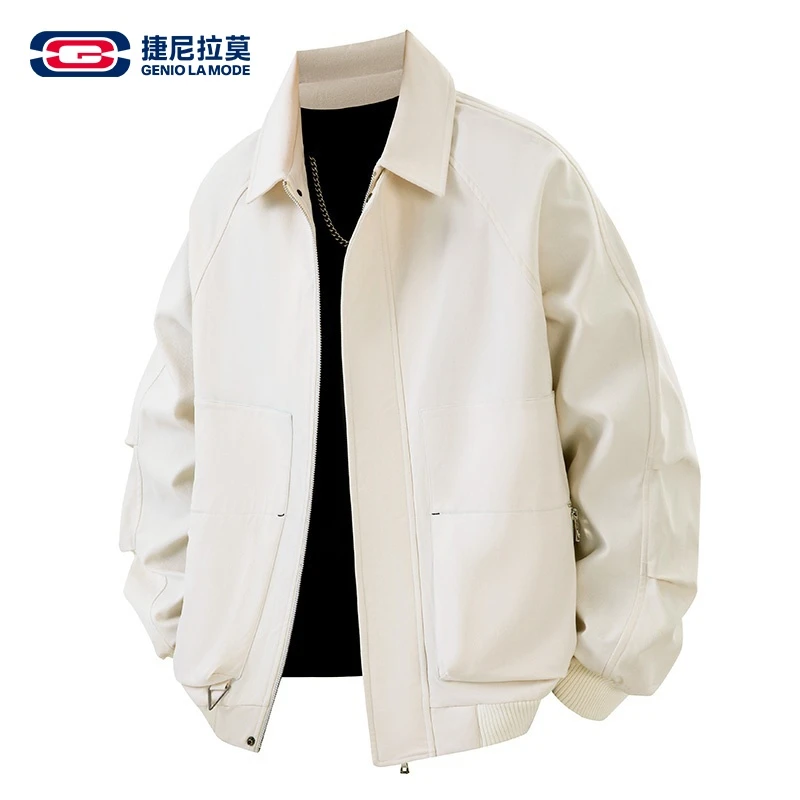 【敖瑞鹏代言】捷尼拉莫工装夹克男2025春秋薄款休闲外套