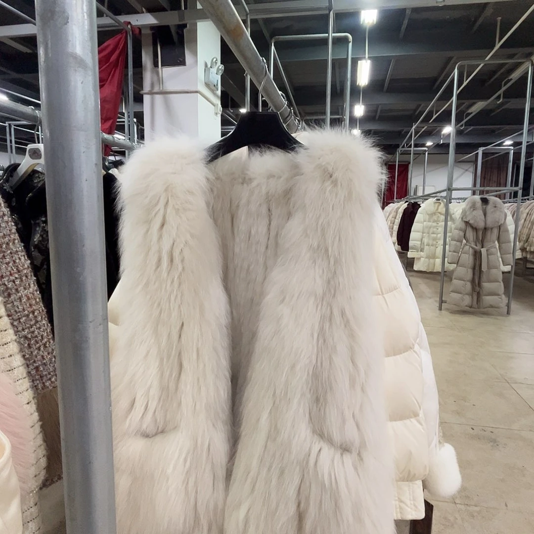 狐狸毛狐狸毛进口狐狸毛针织马甲140斤内