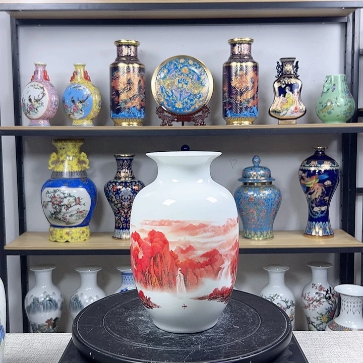 摆件景德镇鸿运当头