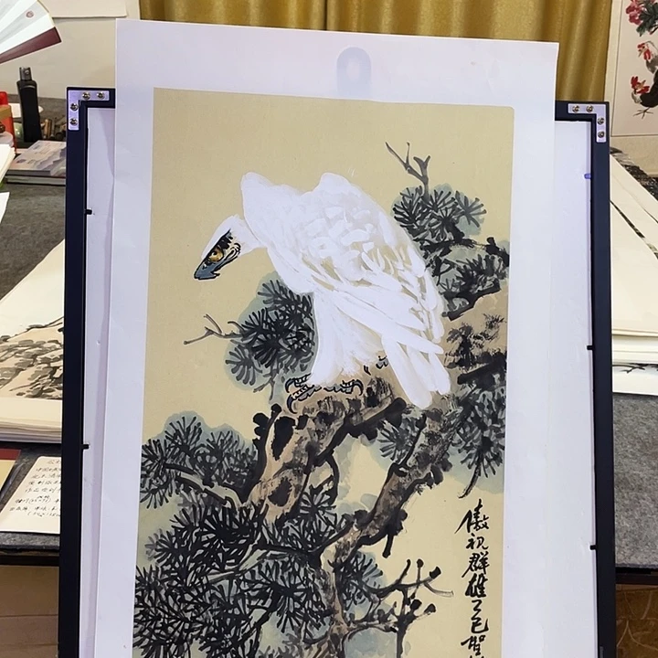 国画张圣敏先生纯手绘作品