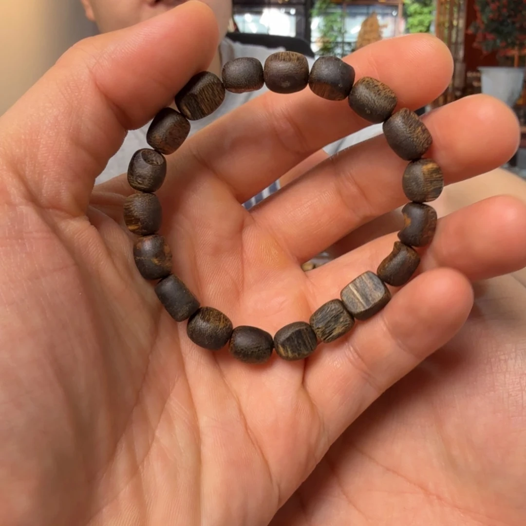 沉香手串沉水 枣珠 6mm 香味顶 女士首选