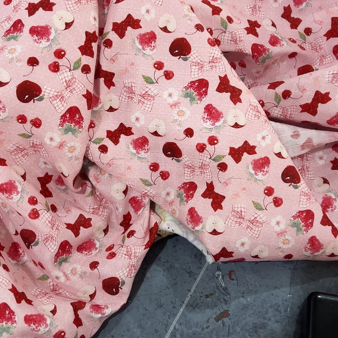 棉一米价纯棉格子双层纱1.67米宽果子E