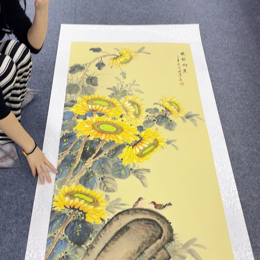 国画作品小姐姐放漏…