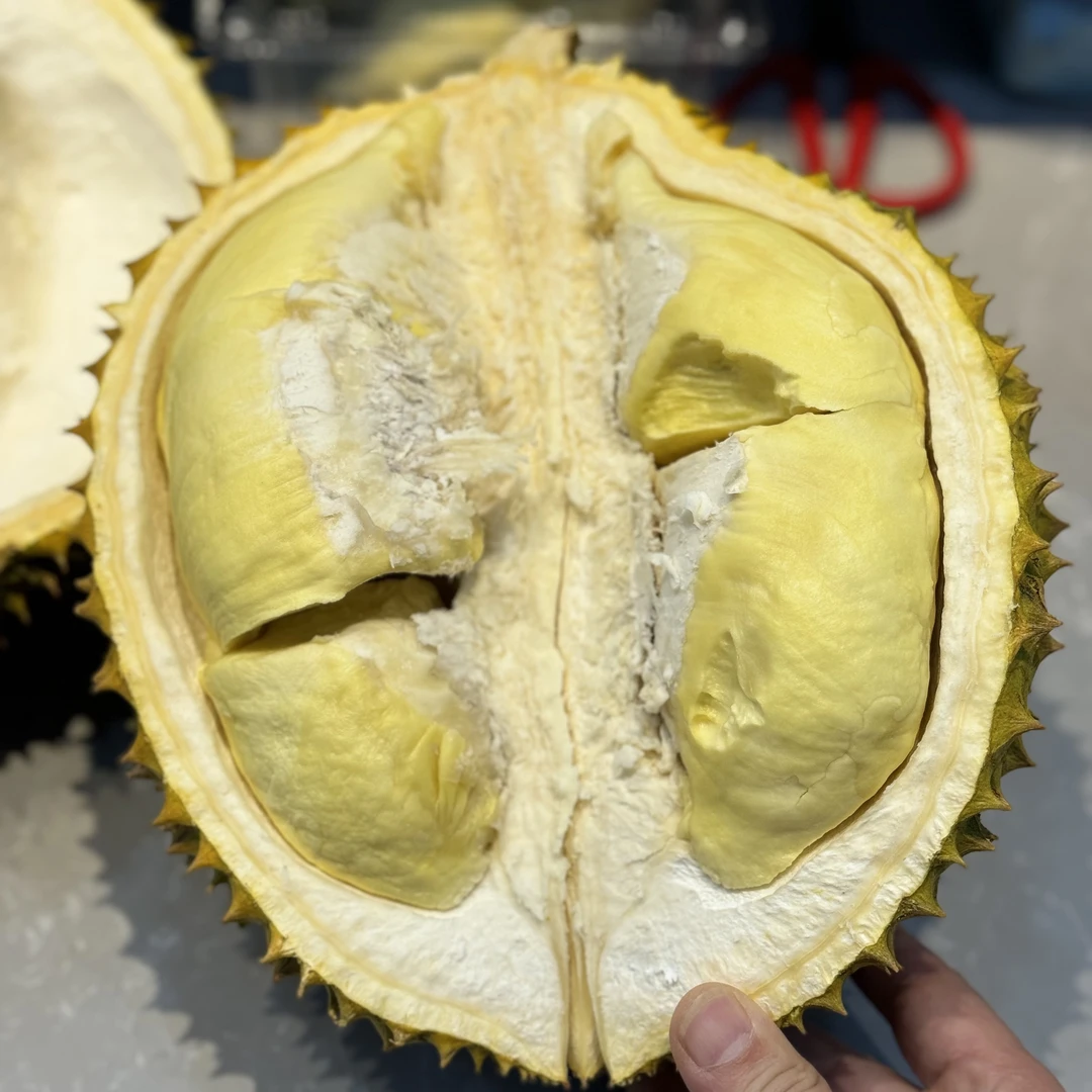泰国金枕榴现场剥肉1.5斤
