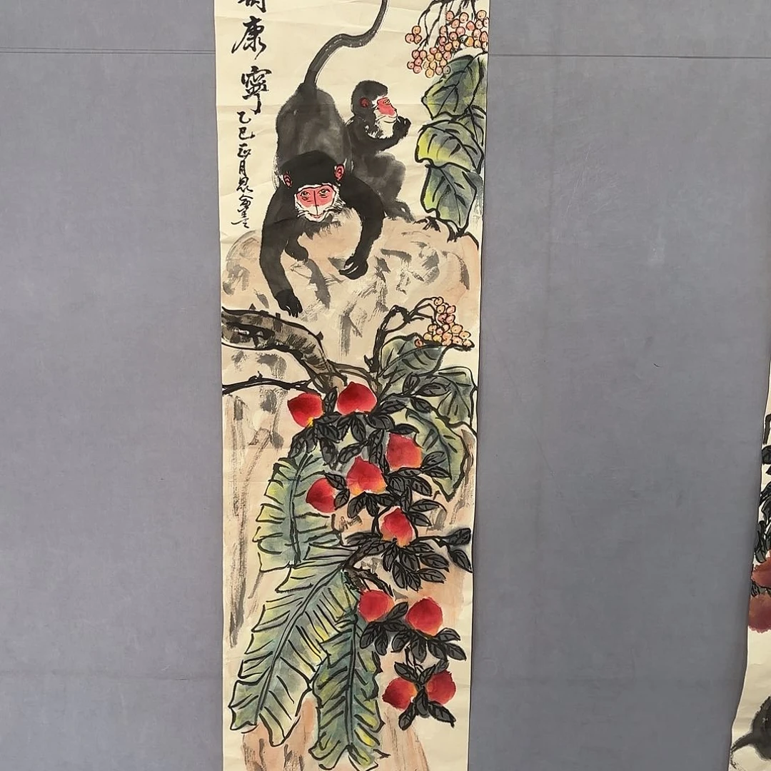 国画亲笔手绘远原创