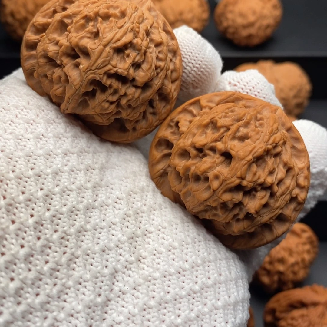 吊坠文玩核桃锡*43玉华宫粗筋王