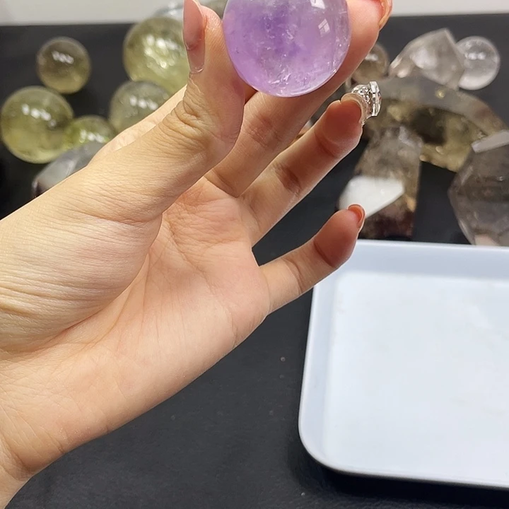 未镶嵌水晶珠宝半成品309水晶石