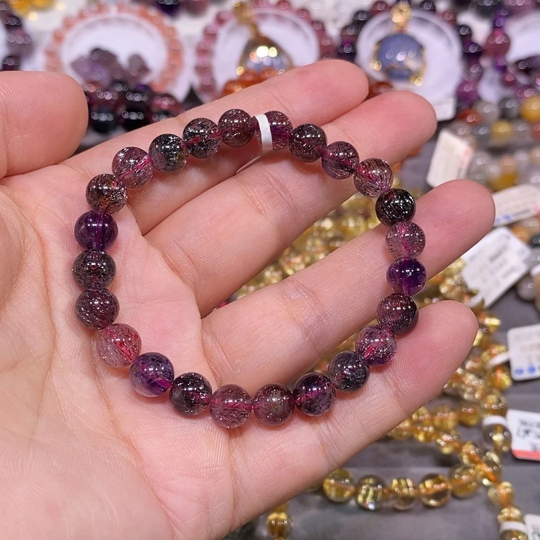 未镶嵌手链水晶超七7.9