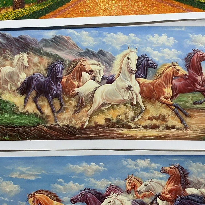 油画70*180手绘油画