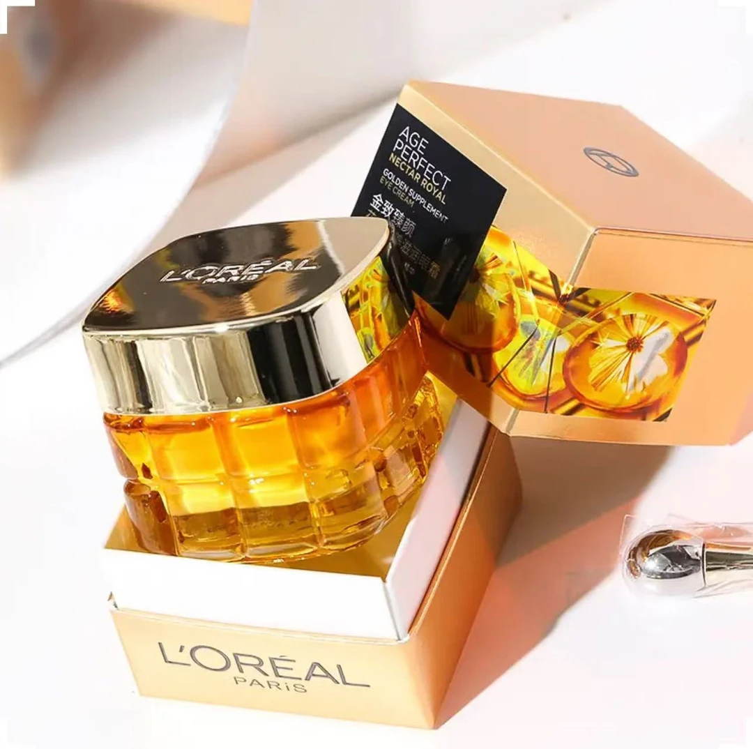 欧莱雅花蜜奢养滋润眼霜抗皱紧致20ml1.0版本