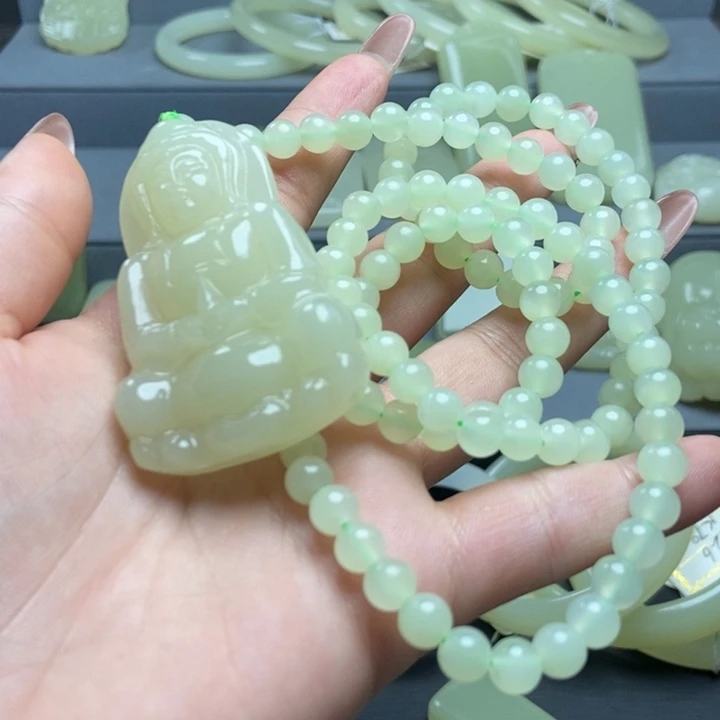 青海格尔木108串+观音一套