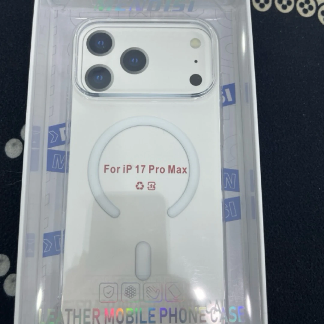 适用十七专业版麦克斯手机壳磁吸新款透明防摔磨砂肤感镜头全包超薄全包保护套简约