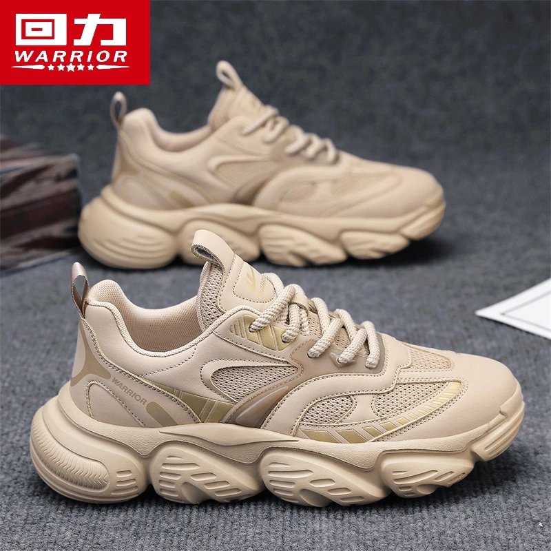 回力老爹鞋男冬季爆款2025新款网面运动透气休闲厚底增高跑步潮鞋