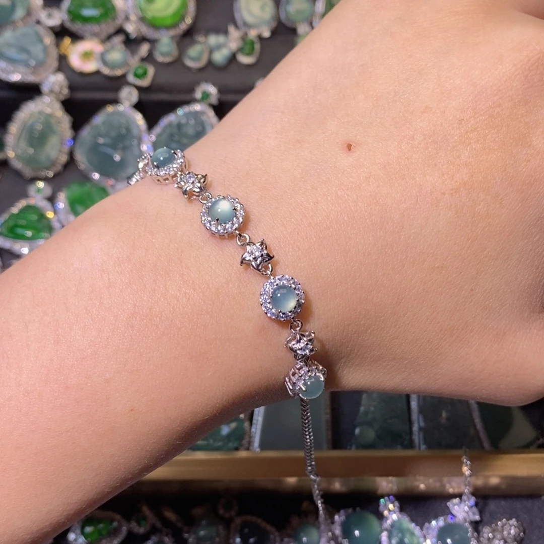 翡翠未镶嵌颈饰天然