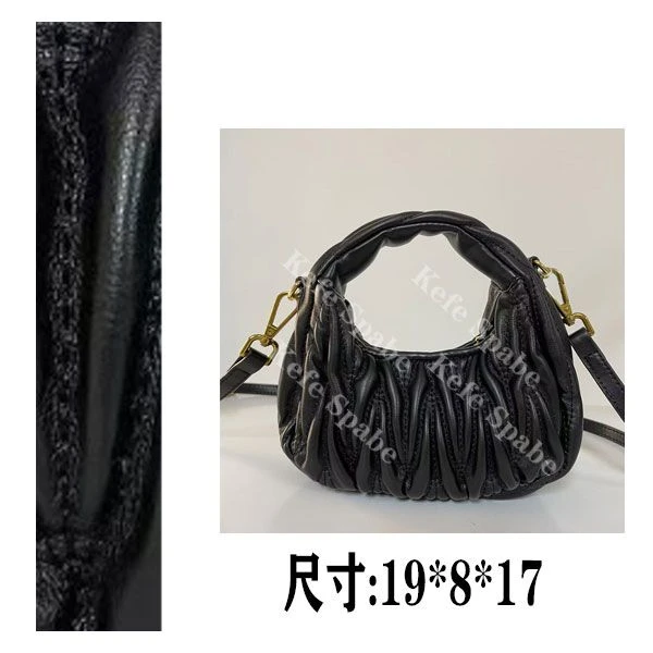 HM125  P25新款黑色单肩腋下斜挎包-1