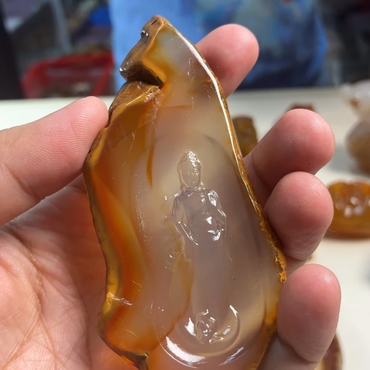 玛瑙/玉髓吊坠(不含链)未镶嵌