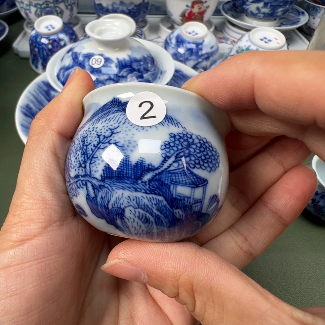 陶瓷景德镇纯手工纯手绘茶具木木2