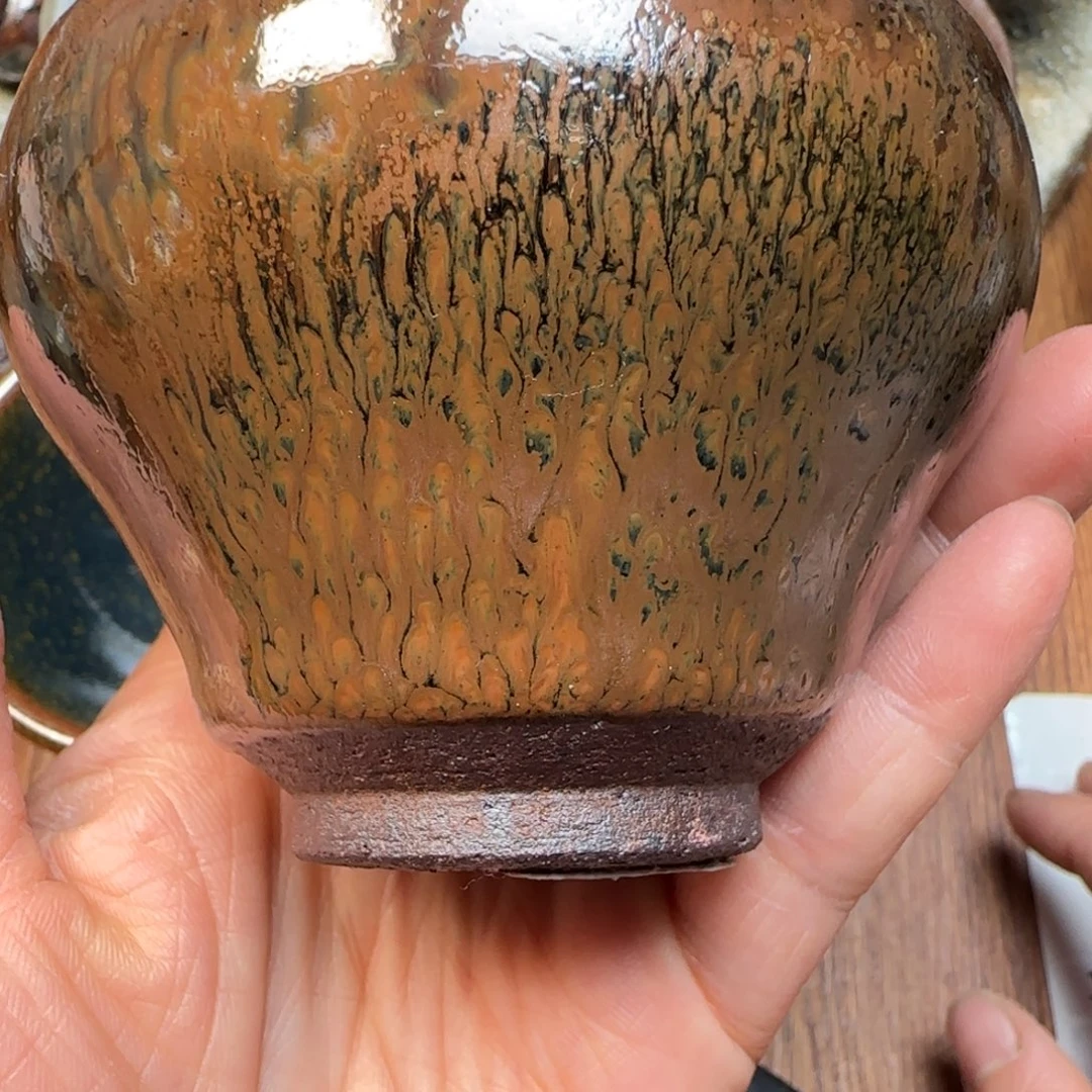 韩***特杯烧建盏茶盏茶杯469