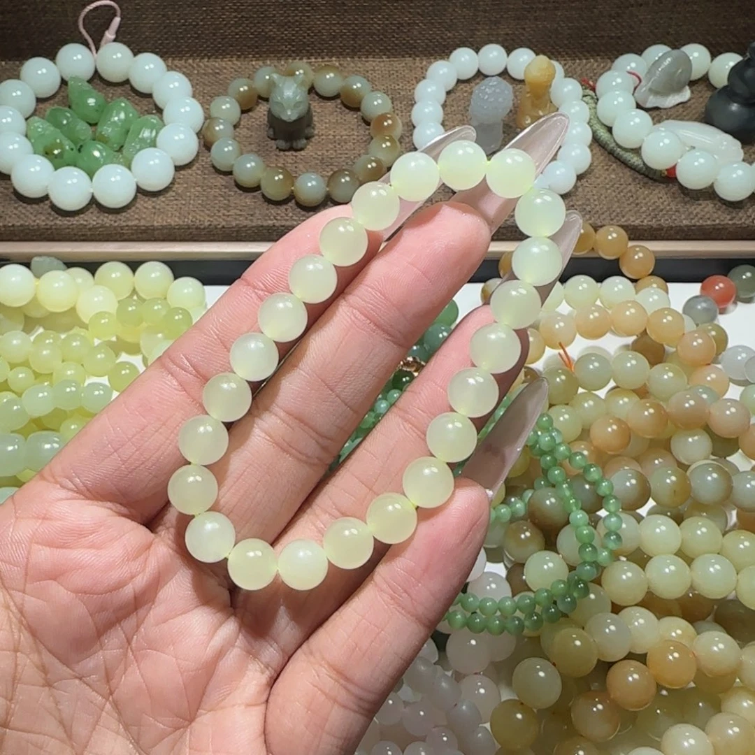 和田玉未镶嵌手链