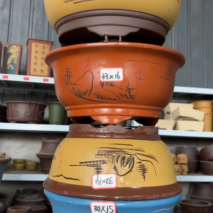 花盆紫砂100-4。