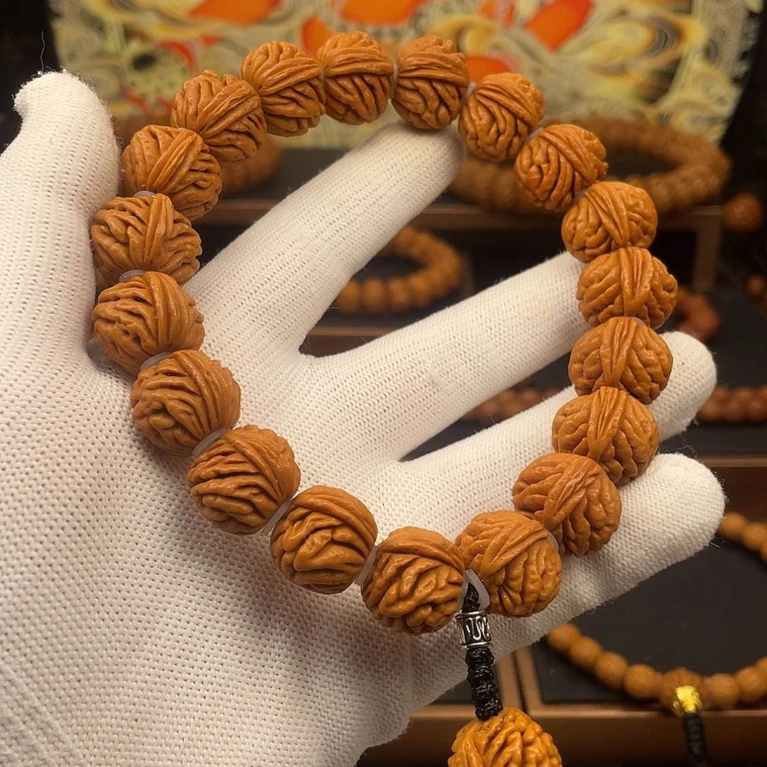 手串/手链桃木刺龙纹