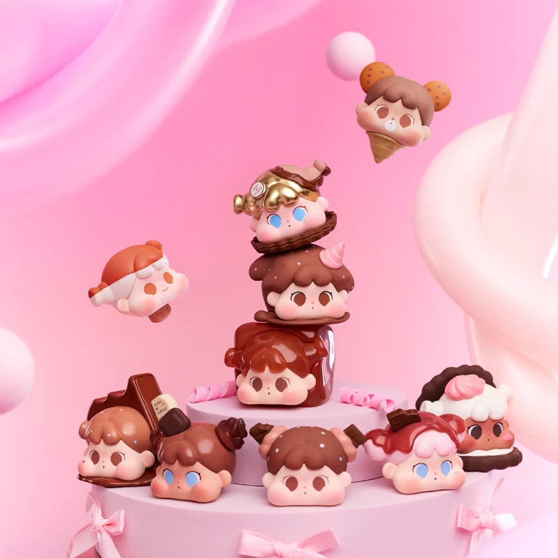 【拆盒】QOQO巧克力系列盲盒萌粒多种萌粒转盘