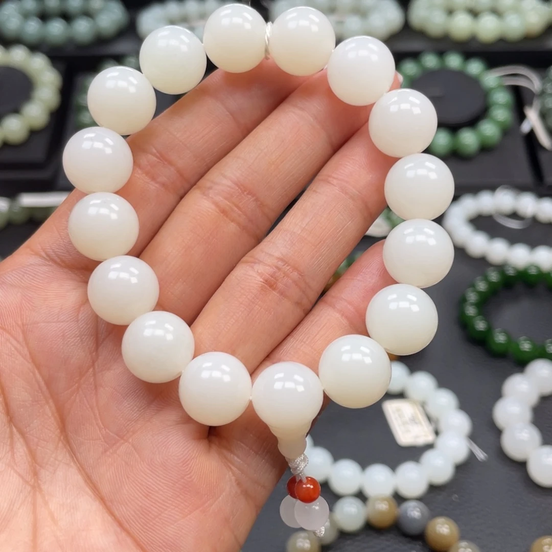 和田玉未镶嵌手链