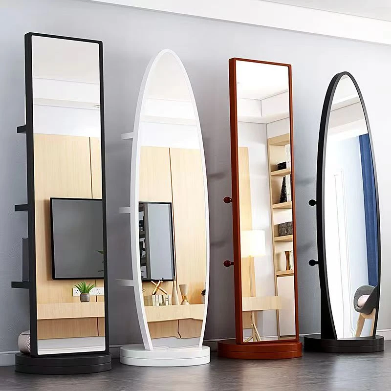 旋转全身镜试衣镜落地镜双人床宿舍镜客厅镜卧室镜移动挂衣镜